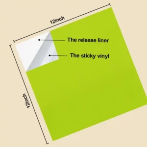 Temperature Cold Sensitive Adhesive Vinyl Sheet