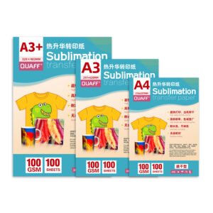 Quick Dry Sublimation Paper 100gsm | A4 / A3 / A3+ (Pink Back print)