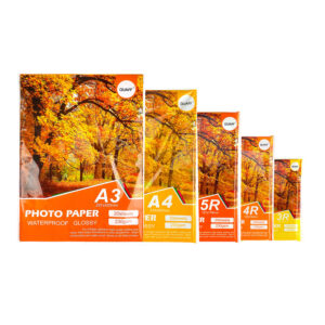 Tree Type Glossy Photo Paper with Back Print 230gsm | 3R / 4R / 5R / A4 / A3