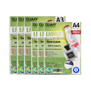 Waterproof Vinyl Inkjet Sticker A4 / A3