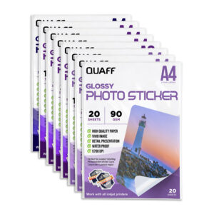 Glossy Photo Sticker Paper 90gsm / 130gsm | A4 / A3