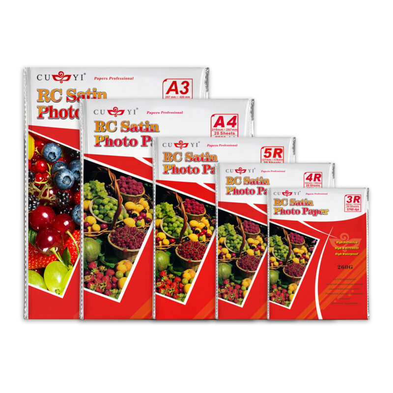 RC Rough Satin Photo Paper 200gsm / 260gsm | 3R / 4R / 5R / A4 / A3