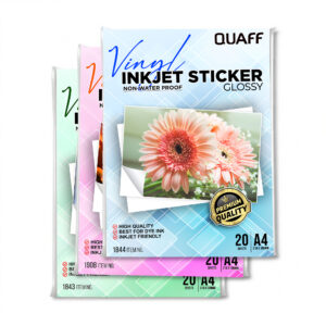 Vinyl Inkjet Sticker (Not Waterproof)
